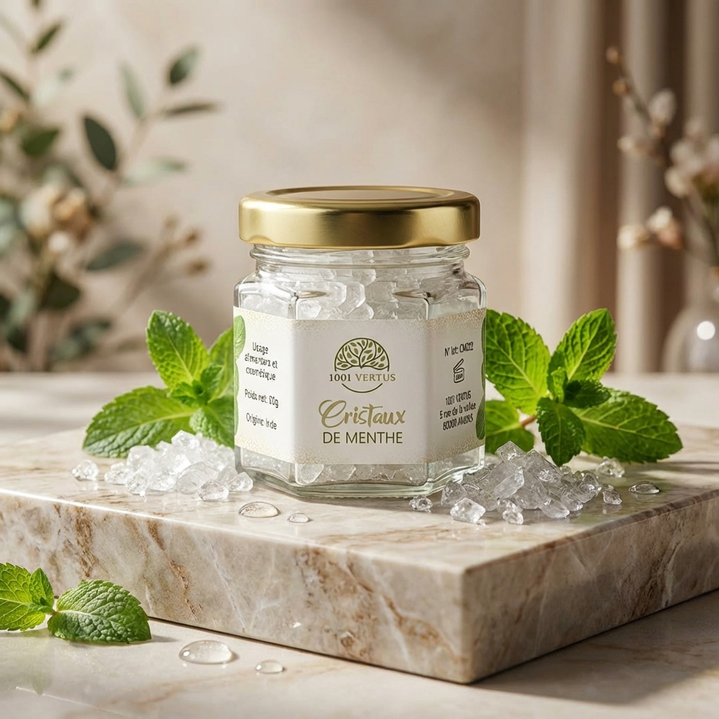 cristaux menthe menthol 20g