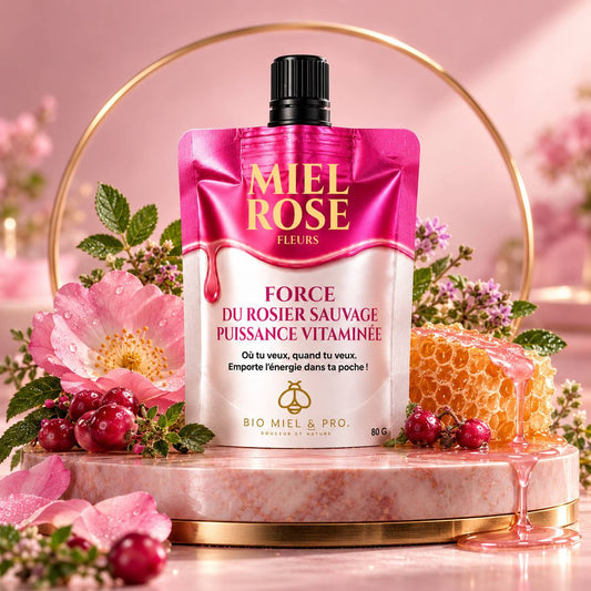 Miel Rose de Sibérie Format nomade 80g