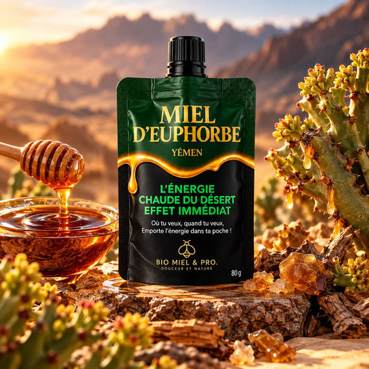 Miel d'euphorbe du Yémen Format nomade 80g