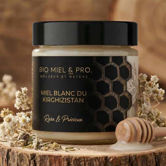 miel blanc kirghizistan cremeux 250g