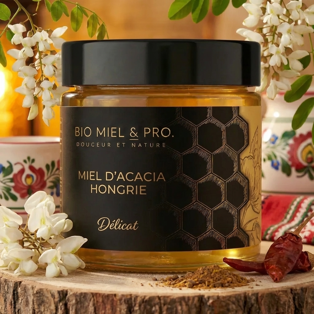 Miel acacia Hongrie 250 g liquide clair