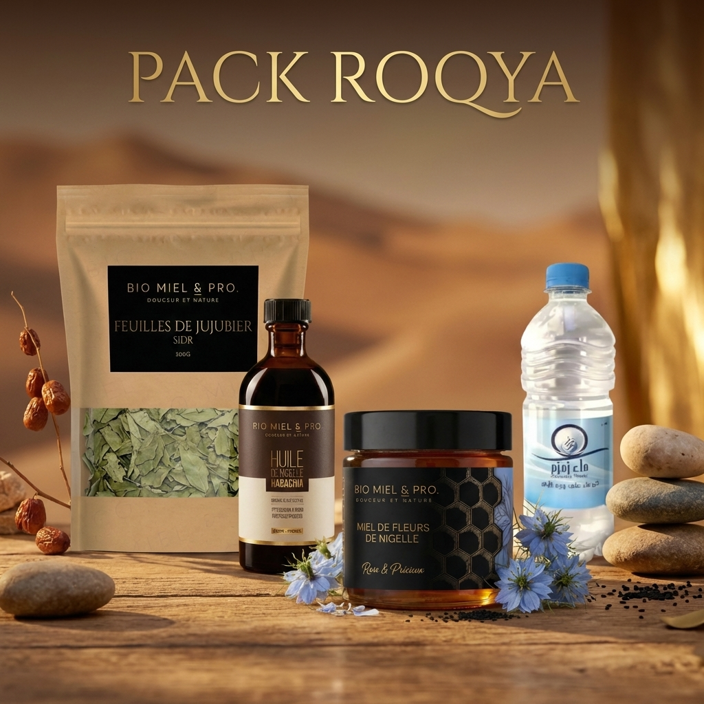 Pack produits naturels nigelle miel jujubier coffret complet