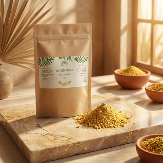 Pollen de palmier dattier pur 50g naturel qualité premium