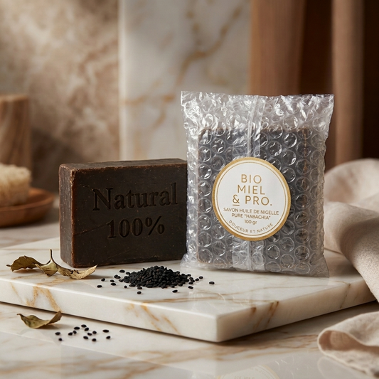 Savon 100% à l'Huile de Nigelle pure "Habachia"